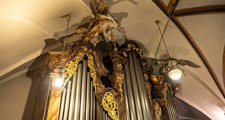 Varhany v kostele sv. Jakuba Většího v České Kamenici