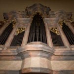 Varhany v kostele Narození sv. Jana Křtitele v Krásné Hoře (foto Dalibor Michek)