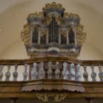 Varhany v kostele Narození sv. Jana Křtitele v Krásné Hoře (foto Dalibor Michek)