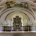 Varhany v kostele sv. Petra a Pavla v Bezně (foto Jan Čančík)