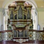 Varhany v kostele sv. Petra a Pavla v Bezně (foto Jan Čančík)