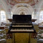 Varhany v kostele sv. Petra a Pavla v Bezně (foto Jan Čančík)