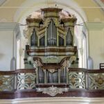 Varhany v kostele sv. Petra a Pavla v Bezně (foto Jan Čančík)