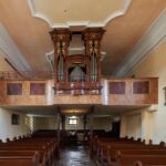 Varhany v kostele sv. Rodiny a sv. Jana Nepomuckého v Horní Vltavici (foto Jiří Jaroch)