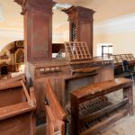 Varhany v kostele sv. Rodiny a sv. Jana Nepomuckého v Horní Vltavici (foto Jiří Jaroch)