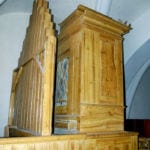 Varhany v kostele sv. Petra a Pavla v Záboří (foto Rudolf Valenta)