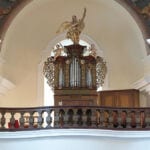 Varhany v kostele sv. Františka Xaverského v Opařanech (foto Kánský–Brachtl)