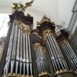 Varhany v kostele Nejsvětější Trojice v Drnholci (foto Miroslav Frydrych)