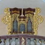 Varhany v kostele sv. Petra a Pavla v Mileči (foto Pavel Motejzík)