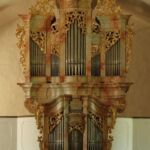 Varhany v kostele Nanebevzetí Panny Marie ve Vranově nad Dyjí (foto Dalibor Michek)
