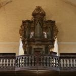 Varhany v kostele sv. Barbory v Manětíně (foto Dalibor Michek)