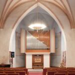 Hanzelkovy varhany v Koncertní síni Trojice v Písku.