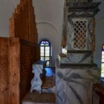 Varhany v kostele sv. Jana Nepomuckého ve Stříbřeci (foto Petr Mazura)